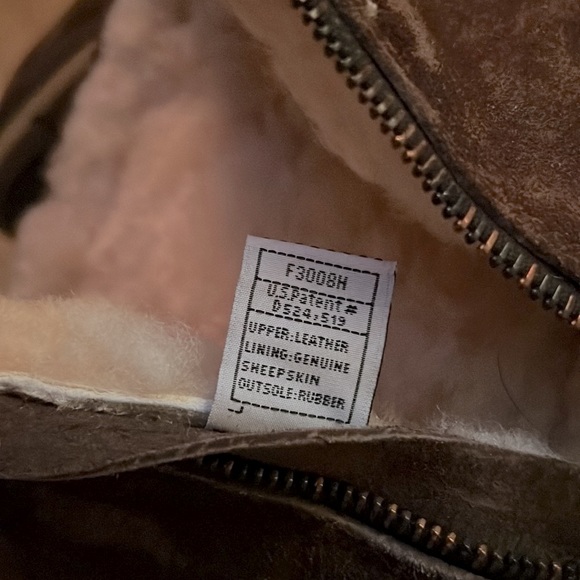 🌟HOST PICK UGG Cargo III Tall Brown Suede Shearling Boots | Size 37 / 6(fits 7) - Picture 7 of 16